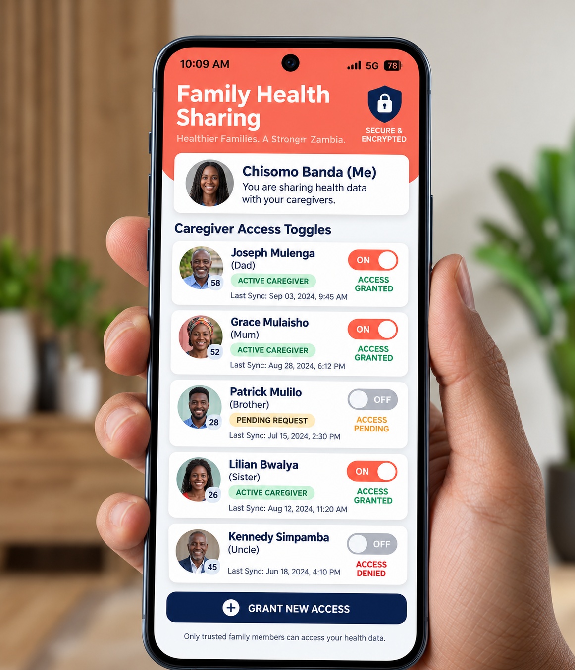 Family Health Sharing UI