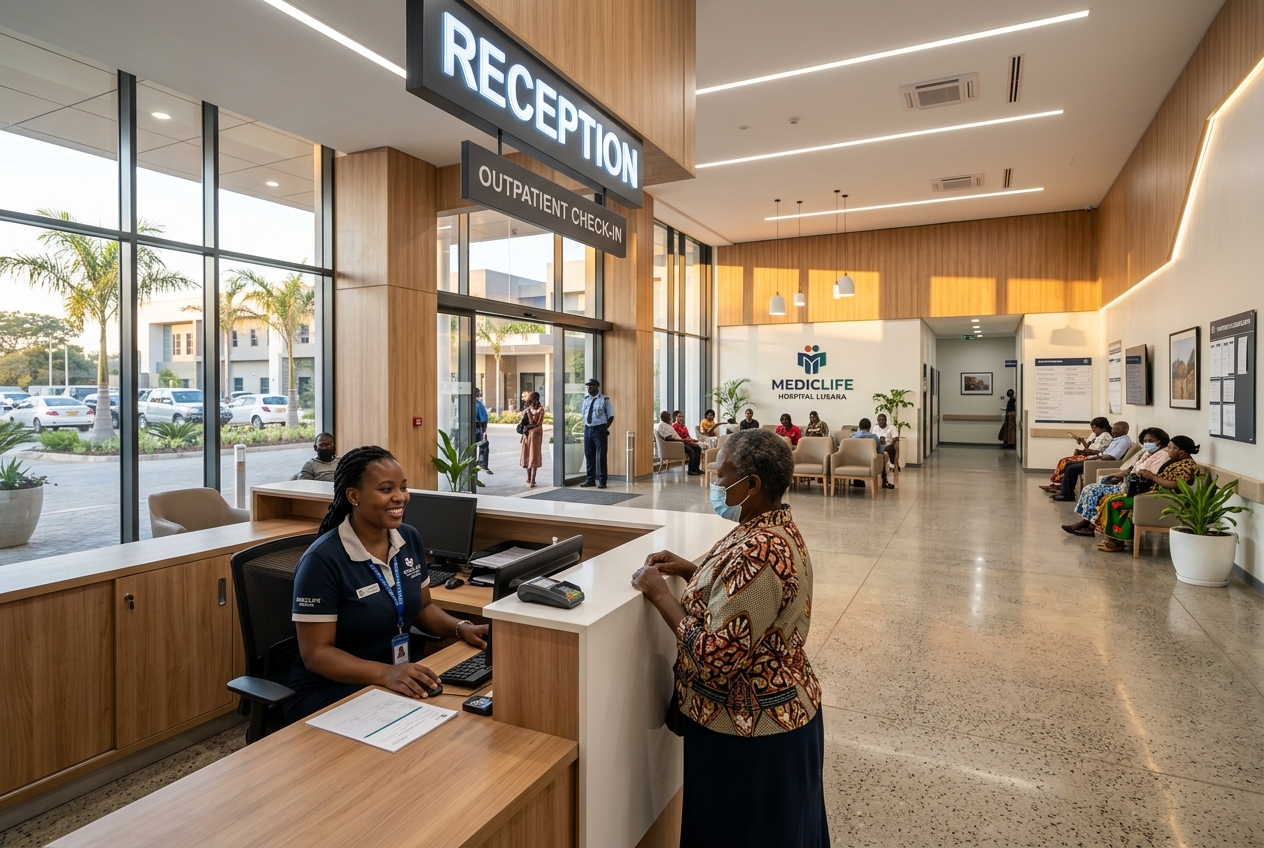 Zambian Healthcare Facility Reception